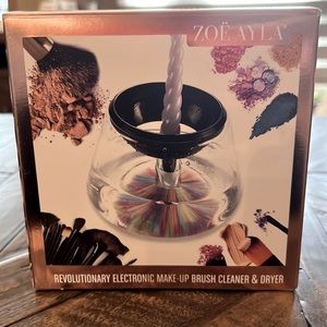 Zoe Ayla Electronic Makeup Brush Cleaner and Dryer NEW